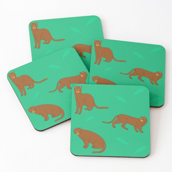 Item preview, Jaguarundi Red Cats designed and sold by Leapingdoe.