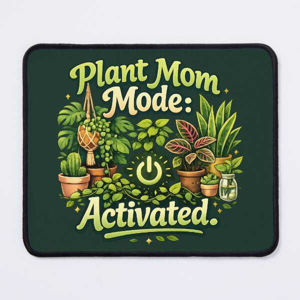 Item preview, Plant Mom Mode Activated – Funny Houseplant Lover Botanical Design designed and sold by blankTeeShirt.