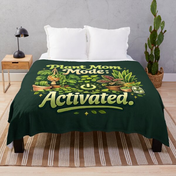 Item preview, Plant Mom Mode Activated – Funny Houseplant Lover Botanical Design designed and sold by blankTeeShirt.