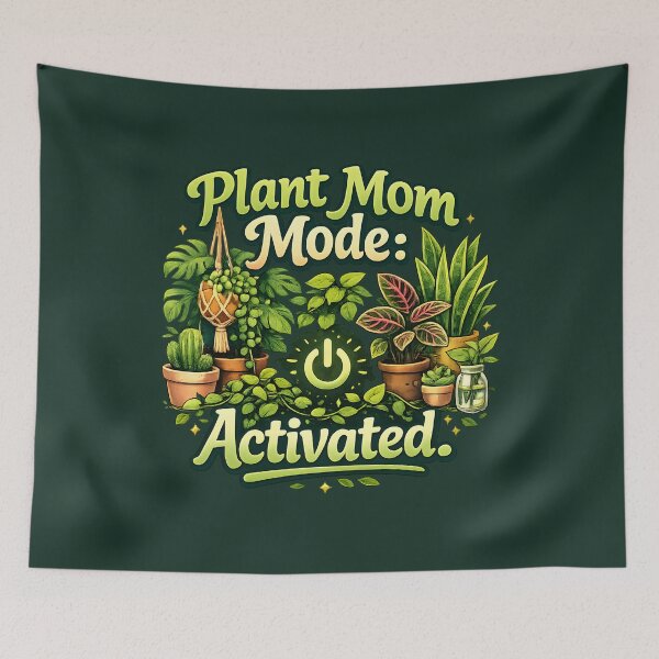 Item preview, Plant Mom Mode Activated – Funny Houseplant Lover Botanical Design designed and sold by blankTeeShirt.