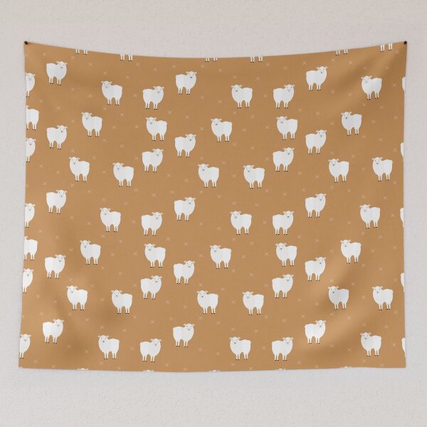 Item preview, Sheep on brown designed and sold by reneesillus.