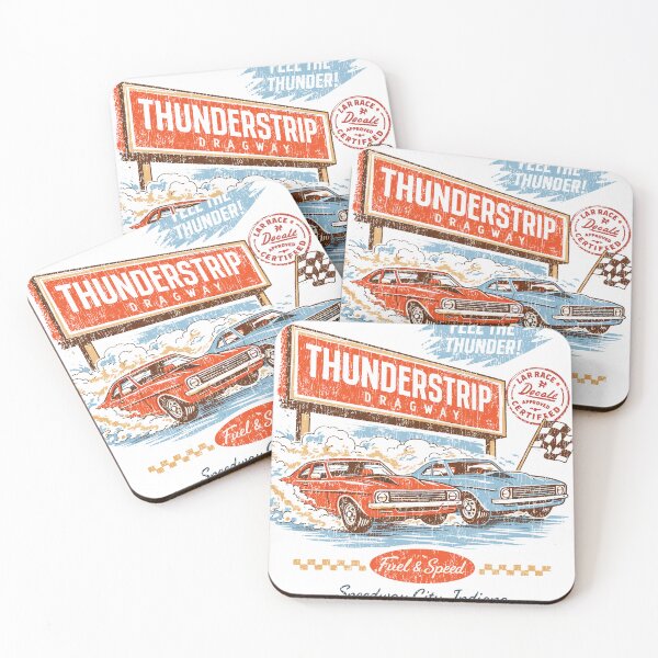 Item preview, Thunderstrip Dragway Race T-Shirt designed and sold by Matinez Pink.