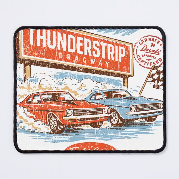 Item preview, Thunderstrip Dragway Race T-Shirt designed and sold by Matinez Pink.