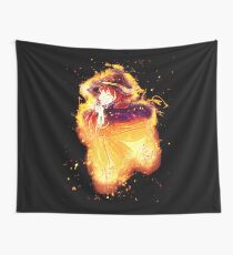 Animal cartoon burning Wall Tapestry