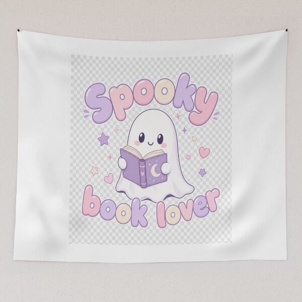 Item preview, Halloween book lover design designed and sold by BookedAndDesign.