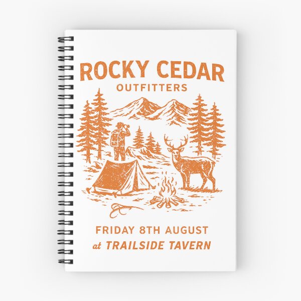 Artikelvorschau, Rocky Cedar Outfitters Campingabenteuer entworfen und verkauft von Matinez Pink.