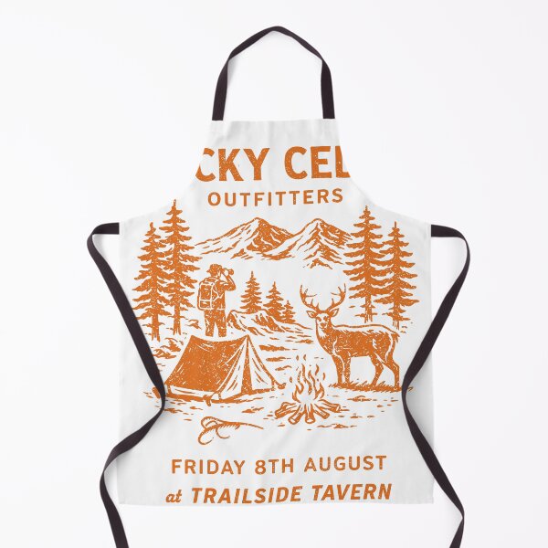Item preview, Rocky Cedar Outfitters Camping Adventure designed and sold by Matinez Pink.