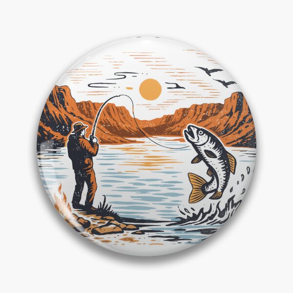 Item preview, Fishing Canyon Reservoir Hook designed and sold by Matinez Pink.