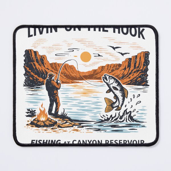 Item preview, Fishing Canyon Reservoir Hook designed and sold by Matinez Pink.