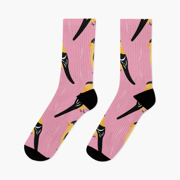 Item preview, American goldfinches on pink designed and sold by reneesillus.