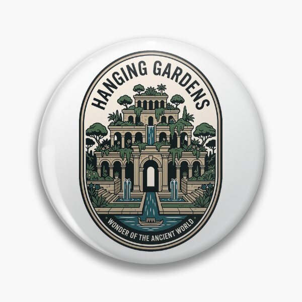 Item preview, Vintage Hanging Gardens of Babylon Ancient Wonder designed and sold by k3rstman1.