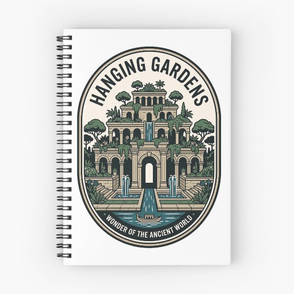 Item preview, Vintage Hanging Gardens of Babylon Ancient Wonder designed and sold by k3rstman1.