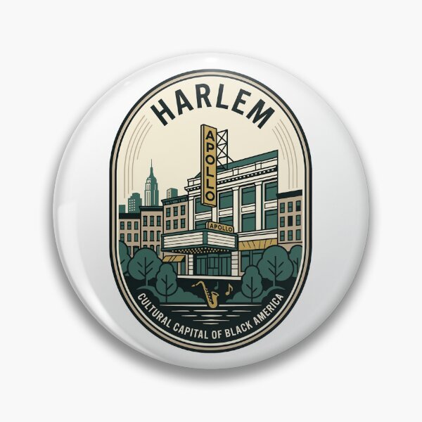 Item preview, Harlem Apollo Theater Vintage Jazz Cityscape designed and sold by k3rstman1.