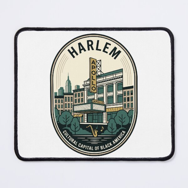Item preview, Harlem Apollo Theater Vintage Jazz Cityscape designed and sold by k3rstman1.