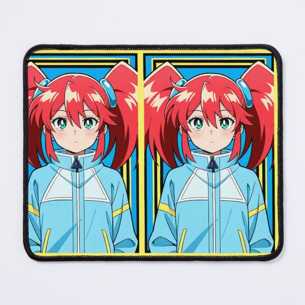 Item preview, Anime - Red Hair Girl Blue Jacket designed and sold by AnimeShin.