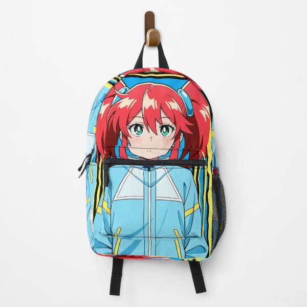 Item preview, Anime - Red Hair Girl Blue Jacket designed and sold by AnimeShin.