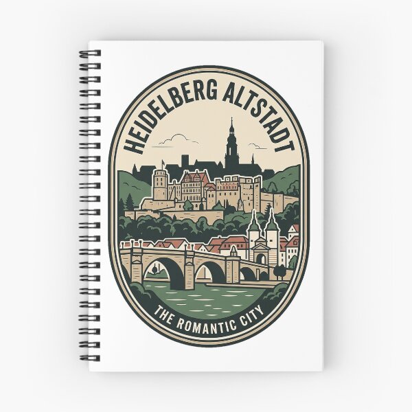 Item preview, Heidelberg Altstadt Romantic City Vintage Emblem designed and sold by k3rstman1.