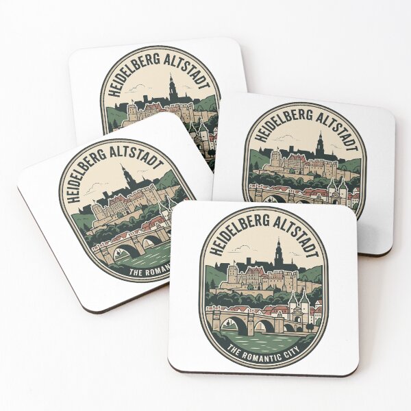 Item preview, Heidelberg Altstadt Romantic City Vintage Emblem designed and sold by k3rstman1.
