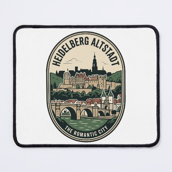 Item preview, Heidelberg Altstadt Romantic City Vintage Emblem designed and sold by k3rstman1.