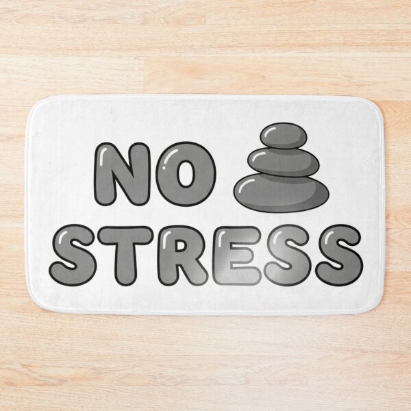 Item preview, No Stress Zen Stones | Calm Minimalist Motivational Design designed and sold by DianTarioko.