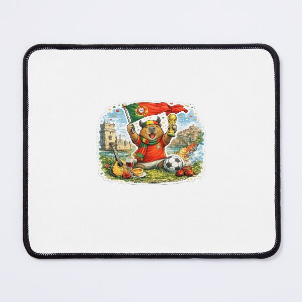 Item preview, Capybara World Cup Football Fan Design designed and sold by Aramdesing.