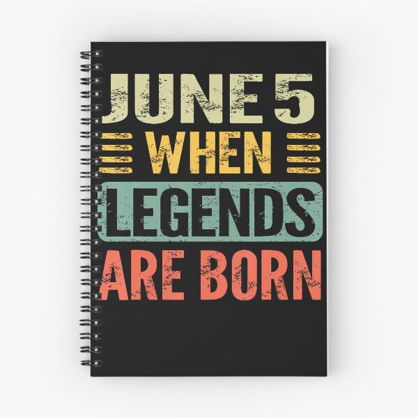 Item preview, Legends Are Born On June 5Th Vintage Birthday Jun 5 designed and sold by Fereskabilon.