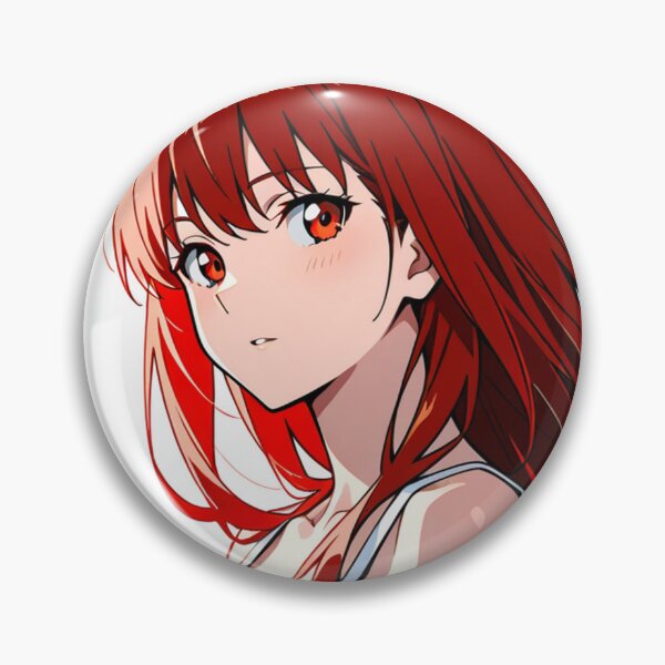 Item preview, Anime - Red Hair Girl Gentle Gaze designed and sold by AnimeShin.