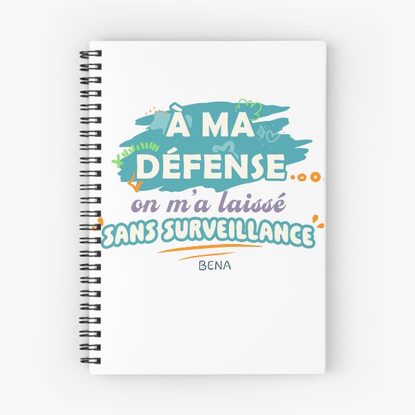 Item preview, À ma défense, on m'a laissé sans surveillance.. designed and sold by BENAboutique.