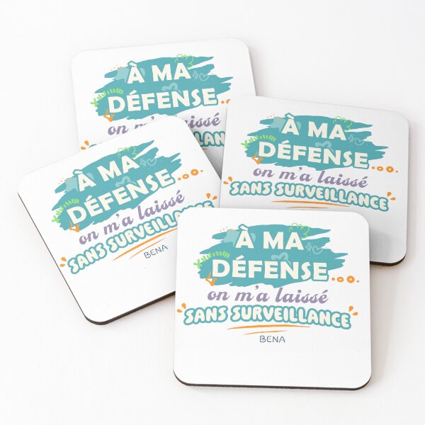Item preview, À ma défense, on m'a laissé sans surveillance.. designed and sold by BENAboutique.