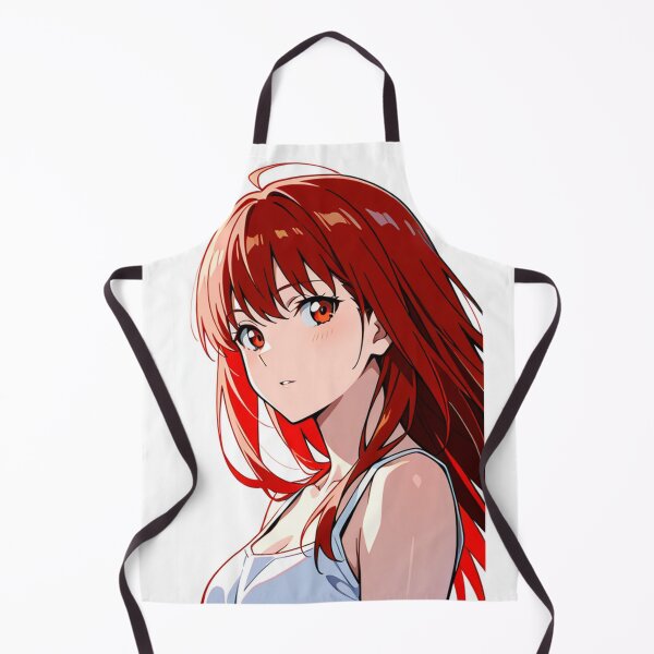 Item preview, Anime - Red Hair Girl Gentle Gaze designed and sold by AnimeShin.