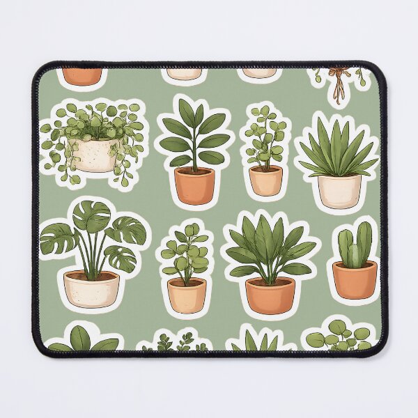 Item preview, Botanical Houseplant Sticker Collection – Cozy Indoor Plant Lovers Design designed and sold by blankTeeShirt.