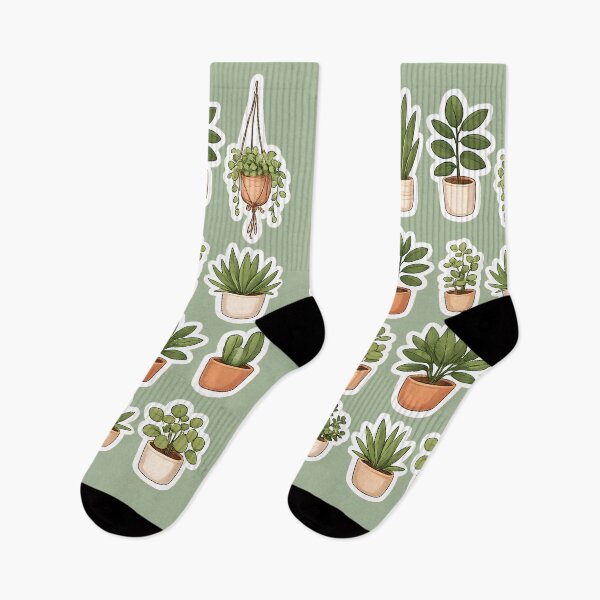 Item preview, Botanical Houseplant Sticker Collection – Cozy Indoor Plant Lovers Design designed and sold by blankTeeShirt.
