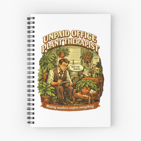 Item preview, Unpaid Office Plant Therapist Retro Design designed and sold by AleksKos.