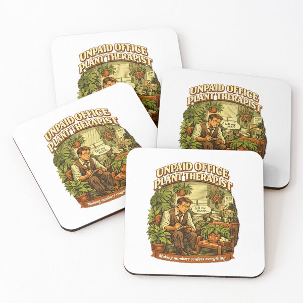 Item preview, Unpaid Office Plant Therapist Retro Design designed and sold by AleksKos.