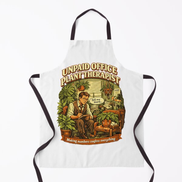 Item preview, Unpaid Office Plant Therapist Retro Design designed and sold by AleksKos.