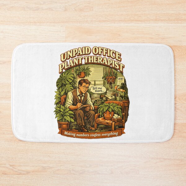 Item preview, Unpaid Office Plant Therapist Retro Design designed and sold by AleksKos.