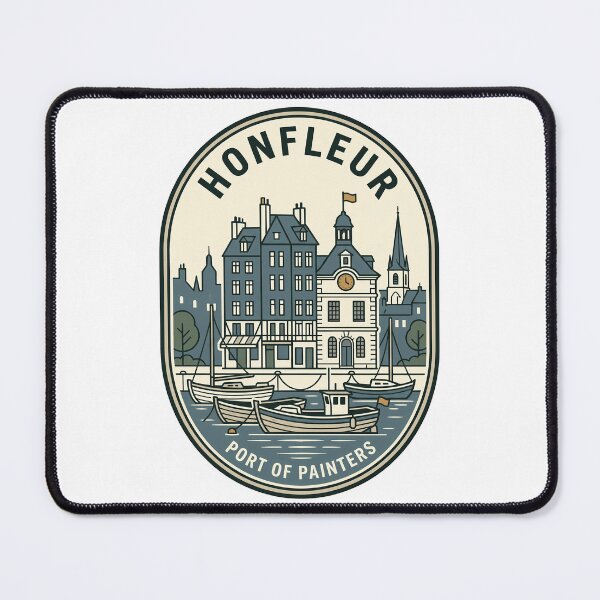 Item preview, Honfleur France Port of Painters Vintage Travel Badge designed and sold by k3rstman1.