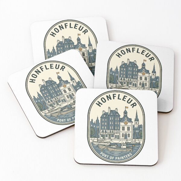 Item preview, Honfleur France Port of Painters Vintage Travel Badge designed and sold by k3rstman1.