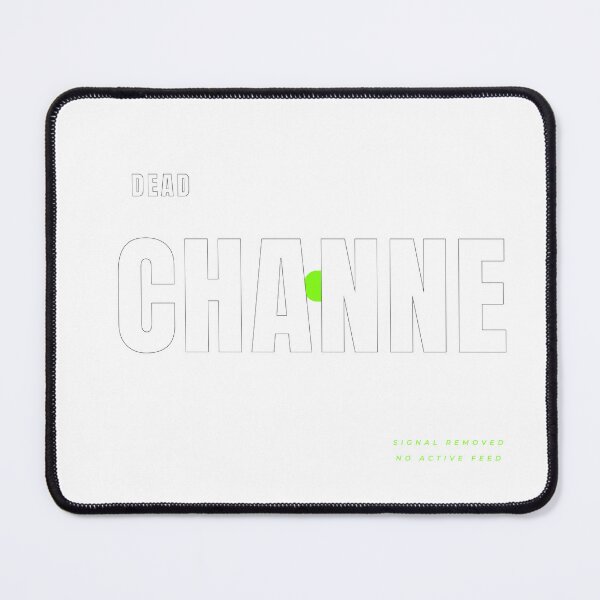 Item preview, DEAD CHANNEL Cropped Futuristic Typography designed and sold by HeartAndArtShop.