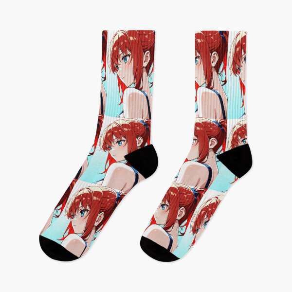 Item preview, Anime - Red Hair Girl Shoulder Look designed and sold by AnimeShin.