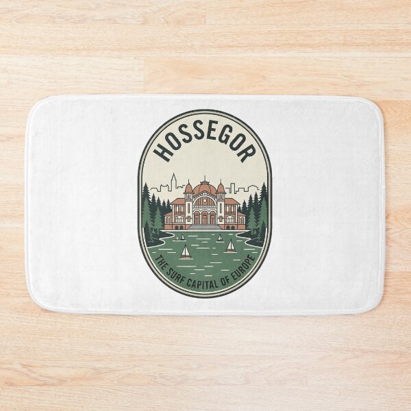 Item preview, Vintage Hossegor France Surf Capital Retro Travel designed and sold by k3rstman1.