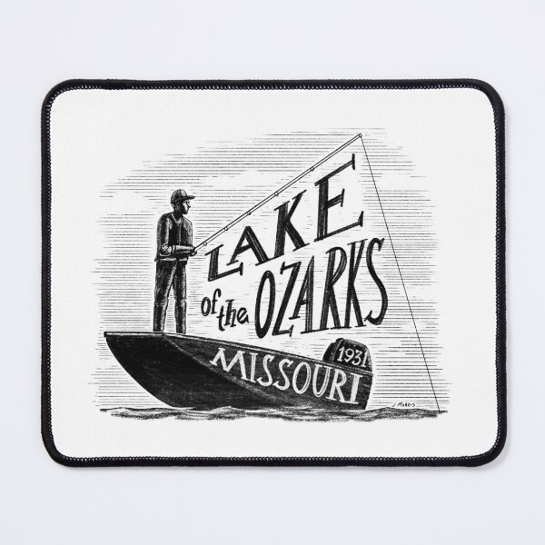 Item preview, Lake of the Ozarks Fisherman designed and sold by John Morris Illustration.