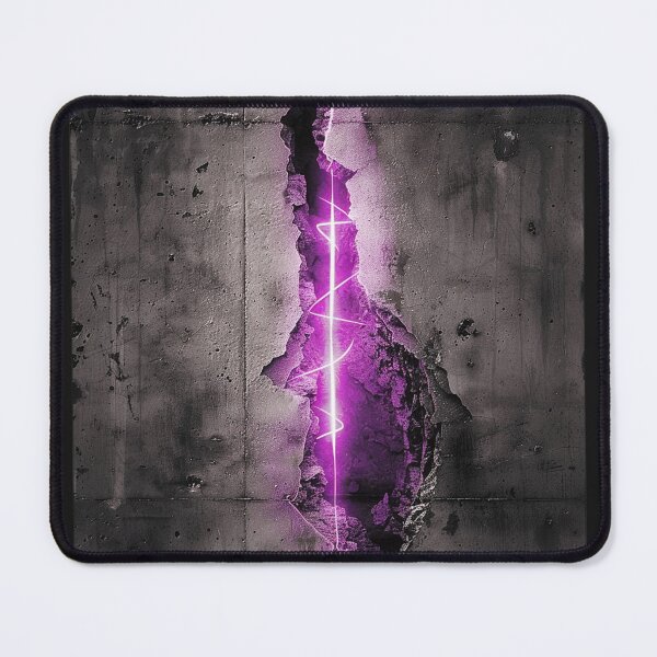 Item preview, Brutalist Concrete Crack - Industrial Neon  designed and sold by BoxofMoments.