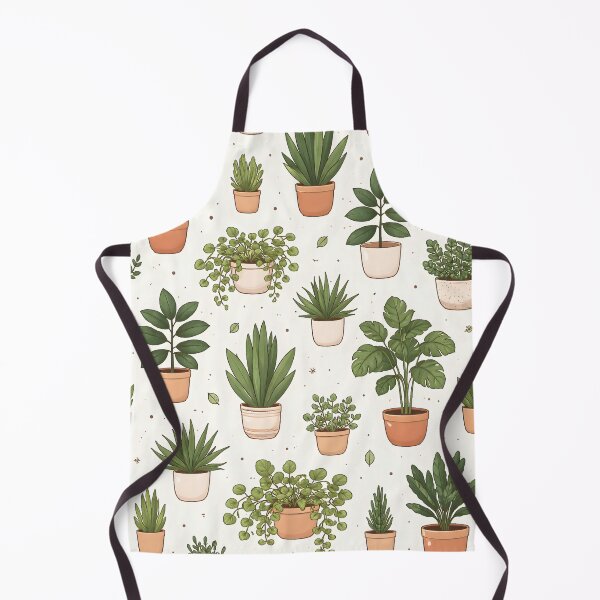 Item preview, Houseplant Haven Pattern – Cozy Indoor Plant Collection Illustration designed and sold by blankTeeShirt.