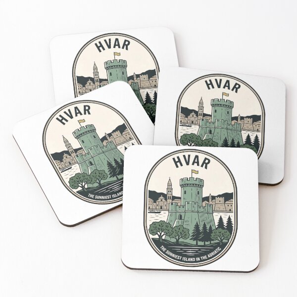 Item preview, Vintage Hvar Croatia Sunniest Island Adriatic Badge designed and sold by k3rstman1.
