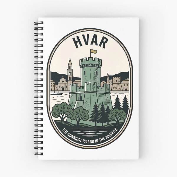 Item preview, Vintage Hvar Croatia Sunniest Island Adriatic Badge designed and sold by k3rstman1.