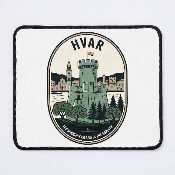 Item preview, Vintage Hvar Croatia Sunniest Island Adriatic Badge designed and sold by k3rstman1.