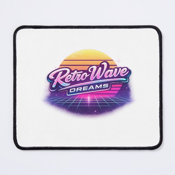 Item preview, Retro Wave Dreams – 80s Synthwave Vaporwave Neon Sunset T-Shirt Design designed and sold by RelateAndTee.
