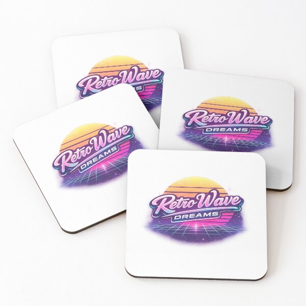 Item preview, Retro Wave Dreams – 80s Synthwave Vaporwave Neon Sunset T-Shirt Design designed and sold by RelateAndTee.