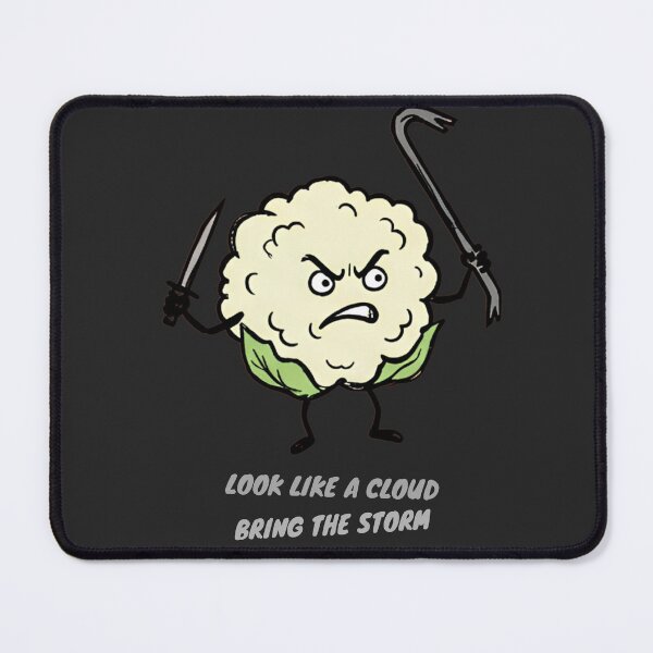 Item preview, Angry Cauliflower with Weapons designed and sold by PM.